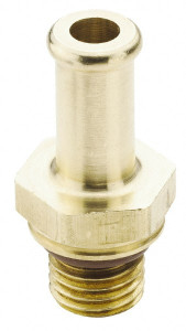 Parker Hannifin M12x1.5 Metric Thread Hose Barb x Metric Thread Male Connector 1/2" ID Hose, Brass 68HB-8-MI12 - 80258452