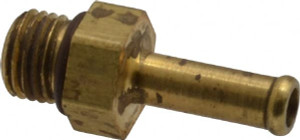 Parker Hannifin 7/16-20 Straight Thread Hose Barb x SAE Straight Thread Male Connector 1/4" ID Hose, Brass 685HB-4-4 - 80258536