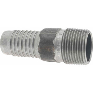 Campbell Fittings 1" Pipe ID, Threaded Combination Nipple for Hoses Steel HAS-4 - 48467021