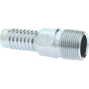 Campbell Fittings 3/4" Pipe ID, Threaded Combination Nipple for Hoses Plated Steel HAPS-3 - 48467914