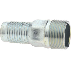Campbell Fittings 1-1/4" Pipe ID, Threaded Combination Nipple for Hoses Plated Steel HAPS-5 - 48467930