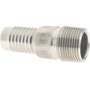 Campbell Fittings 1" Pipe ID, Threaded Combination Nipple for Hoses Stainless Steel HASS-4 - 48469720