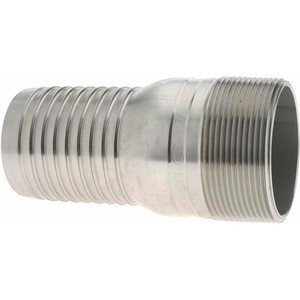 Dixon Valve & Coupling 2" Pipe ID, Threaded Combination Nipple for Hoses Male NPT, 316 Stainless Steel RST25 - 48443022