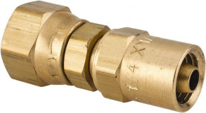 Dixon Valve & Coupling 3/8 NPSM, Reusable Hose Female Swivel Fitting 1/4" Hose ID x 1/2" Hose OD MSC1854086K - 48761431