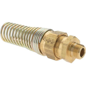 Parker Hannifin 3/8 MNPT, Reusable Hose Male Fitting 1/2" Hose ID PF-00032 - 53600466