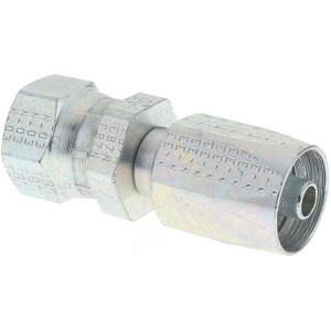 Parker Hannifin 5 Piece, 3/4-16 SAE45, Reusable Hose Female Swivel Fitting 5/16" Hose ID x 1/2" Hose OD KP61669 - 66437096