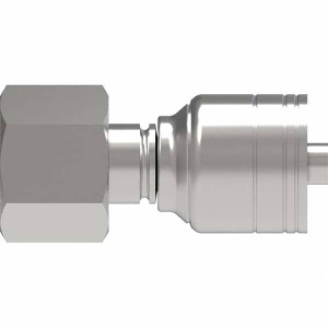 Eaton Hydraulic Hose Fittings & Couplings, Type: Female Swivel DIN 24 Seat Heavy, Hose Diameter: 7/8 (Inch), Hose Size: -10, Thread Size: M30X2, Thread Type: Metric, Material: Carbon Steel 10Z-70C-BG - 12212619