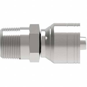 Eaton Hydraulic Hose Fittings & Couplings, Type: Male Pipe, Rigid, Hose Diameter: 3/8 (Inch), Hose Size: -10, Thread Size: 3/8-18, Thread Type: MPT, Material: Carbon Steel 10Z-106-BG - 14992812