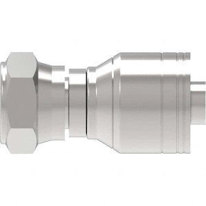 Eaton Hydraulic Hose Fittings & Couplings, Type: BSPP 60 Cone Female Swivel Straight, Hose Diameter: 3/4 (Inch), Hose Size: -12, Thread Size: G 3/4-14, Thread Type: BSPP, Material: Carbon Steel 12Z-362-BG - 19152784