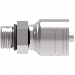Eaton Hydraulic Hose Fittings & Couplings, Type: BSPP 60 Cone Female 90 Elbow, Hose Diameter: 3/8 (Inch), Hose Size: -6, Thread Size: G 3/8-19, Thread Type: BSPP, Material: Carbon Steel 06Z-76P-BG - 19152826