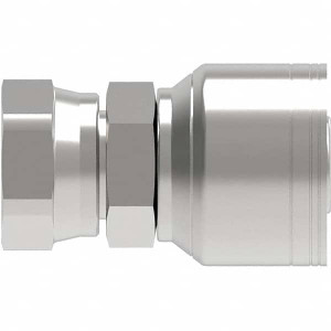 Eaton Hydraulic Hose Fittings & Couplings, Type: Female Swivel 30 Degree Flare, Hose Diameter: 19/32 (Inch), Hose Size: -8, Thread Size: M22X1.5, Thread Type: Metric, Material: Carbon Steel 08Z-22K-BG - 19153485