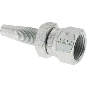 Eaton Female SAE Steel Hydraulic Hose Female JIC Swivel & 45° Elbow -5 Hose Size, 5/16" Hose Diam 21306N-406 - 52678547