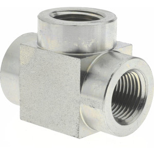 Enerpac 3/8 NPTF Hydraulic Hose Tee 10,000 psi FZ1612 - 04843801