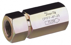 Parker Hannifin 3/4 Thread Steel Hydraulic Hose Check 5,000 psi, 20 GPM CPIFF-6P-5 - 00468926