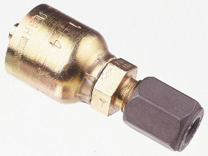Parker Hannifin 1/2 Thread Hydraulic Hose Fitting -8 Hose Size, 1/2" Hose Diam 11143-8-8 - 49724099