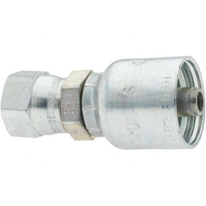 Parker Hannifin Hydraulic Hose Fittings & Couplings, Type: Female JIC 37 Degree Swivel, Hose Diameter: 5/16 (Inch), Hose Size: -5, Thread Type: Female JIC, Material: Stainless Steel 10643-6-5 - 66434267