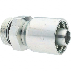 Parker Hannifin 1-5/16-12 Male ORB Steel Hydraulic Hose Male Rigid Fitting -12 Hose Size, 3/4" Hose Diam BD10543-16-12 - 66434416