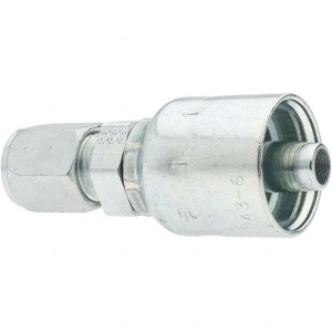 Parker Hannifin 3/8 Thread Hydraulic Hose Fitting -6 Hose Size, 3/8" Hose Diam KP81336 - 66462730