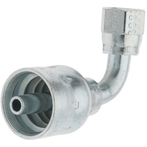 Parker Hannifin 1/4 Thread Hydraulic Hose Fitting -4 Hose Size, 1/4" Hose Diam KP81320 - 66462870