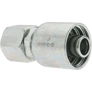 Parker Hannifin 3/4 Thread Hydraulic Hose Fitting -12 Hose Size, 3/4" Hose Diam KP81315 - 66462896