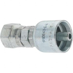 Parker Hannifin 3/8 Thread Hydraulic Hose Fitting -4 Hose Size, 1/4" Hose Diam KP81302 - 66463043