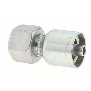 Parker Hannifin Female Metric Steel Hydraulic Hose Swivel -5 Hose Size, 5/16" Hose Diam PP-00279 - 66465709