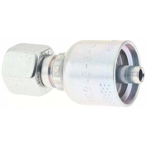Parker Hannifin Female Metric Steel Hydraulic Hose Swivel -4 Hose Size, 1/4" Hose Diam PP-00275 - 66465865