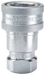 Parker Hannifin 9/16-18 SAE ORB Steel Hydraulic Hose Female Straight Thread Coupler 5,000 psi H2-62-T6 - 71898639
