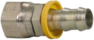 Parker Hannifin 13/16-16 SAE Steel Hydraulic Hose Female Seal-Lok Swivel Short -8 Hose Size 3JC82-8-8 - 74573023