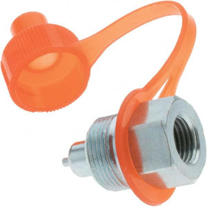 Value Collection 1/4 NPTF Zinc Plated Steel Hydraulic Hose Regular-Flow Male Coupler 10,000 psi, 3 GPM PS-MH-HPC1-090 - 42337998