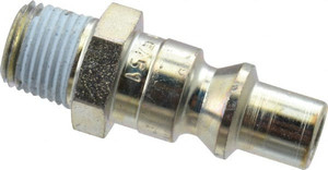CEJN 1/8 Male NPT ARO Pneumatic Hose High Flow Connector Steel Zinc-Plated, 1/4" Body Diam 10 300 5451 - 72639321