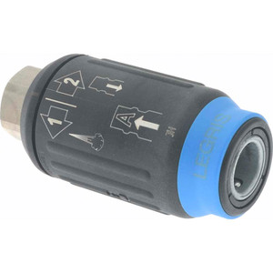 Legris 1/4 Female NPT ARO Pneumatic Hose Safety Coupler Plastic/Brass, 1/4" Body Diam 9415A06 14 - 60570322