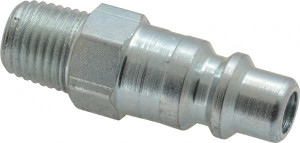 Parker Hannifin 1/4-18 Male NPT Industrial Pneumatic Hose Connector Steel, 3/8" Body Diam H0E - 84930213
