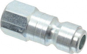 Parker Hannifin 1/4-18 Female NPTF Tru-Flate Automotive Pneumatic Hose Connector Steel, 3/8" Body Diam 1E - 84931120