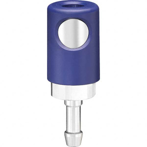 Prevost Hose Barb Industrial Pneumatic Hose Coupler Composite, 1/4" Body Diam, 1/4" Hose ID IRC 061806 - 01432582