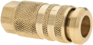 Value Collection 1/4 Pipe Thread Acme Pneumatic Hose Coupler Brass, 1/4" Body Diam BD-KP9733 - 81012866