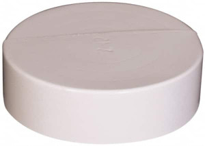 Made in USA PVC End Cap Pipe Insulation Fitting #25-EC - 37032455