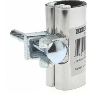 B&K Mueller 3/4" Pipe Single Bolt 3" Repair Clamp For Providing Strong Positive Seal In Repairing Leaking Pipes 160-604 - 04181590