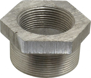 Latrobe Foundry 2 x 1-1/2" Aluminum Pipe Hex Bushing 150 psi, M x F End Connection, Grade 356-F 1471 - 78141975