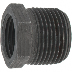Made in USA Size 3/4 x 1/2", Class 3,000, Forged Carbon Steel Black Pipe Hex Bushing 3,000 psi, Threaded End Connection 0361330905 - 71217228