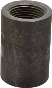 Made in USA Size 3/4 x 1/2", Class 3,000, Forged Carbon Steel Black Pipe Reducing Coupling 3,000 psi, Threaded End Connection 0361175904 - 82086919