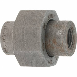 Made in USA Size 1/4", Class 3,000, Forged Carbon Steel Black Pipe Union 3,000 psi, Threaded End Connection 0361500408 - 78906757