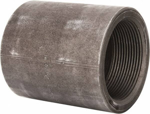 Made in USA Size 2 x 1", Class 3,000, Forged Carbon Steel Black Pipe Reducing Coupling 3,000 psi, Threaded End Connection 0361178304 - 04972717