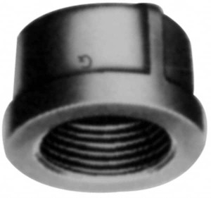 Made in USA Size 2-1/2", Class 3,000, Forged Carbon Steel Black Pipe End Cap 3,000 psi, Threaded End Connection 0361189806 - 67525139