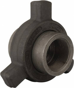 Made in USA Size 1-1/2", Class 3,000, Forged Carbon Steel Black Pipe Lug Union 3,000 psi, Threaded End Connection 0361531007 - 74026568