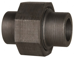 Made in USA Size 3", Class 3,000, Forged Carbon Steel Black Pipe Union 3,000 psi, Socket Weld End Connection 0362502205 - 74026097