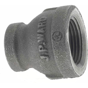 Value Collection Size 3/4 x 3/8", Class 150, Malleable Iron Black Pipe Reducing Coupling 150 psi, Threaded End Connection B240 20X10 - 36990471
