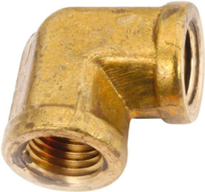 Anderson Metals 1/2" NPT 90° Elbow 1,000 psi, Brass 756200-08 - 55542351