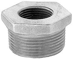 Merit Brass 1/2 x 3/8" MNPT x FNPT Hex Bushing 125 psi, Brass XNL114-0806 - 73521494