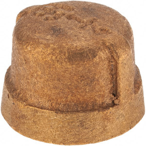 Merit Brass 1/4" Brass Pipe End Cap FBSPT Ends, Class 125 XB116-04 - 60285822